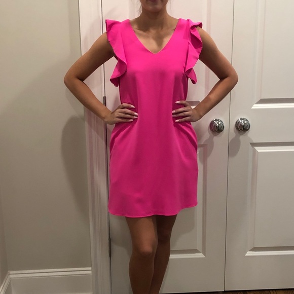 red dresses pink boutique